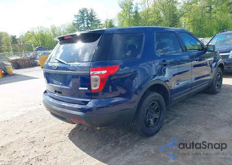 2015 Ford Police Interceptor из США, поврежденный, VIN 1FM5K8AT8FGC08890